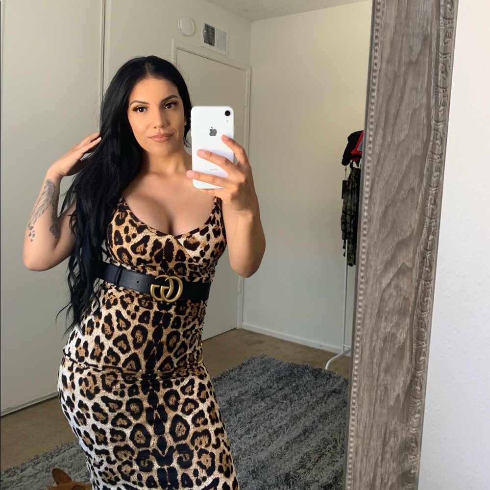 Leopard dress